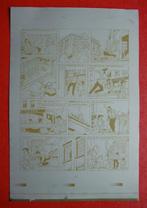 Kiekeboe / De Kiekeboes: originele drukplaat - nr 100, pg 14, Ophalen of Verzenden, Merho