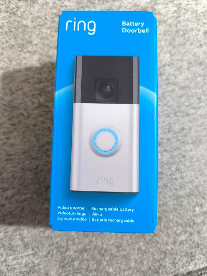 Sonnette vidéo Ring – Batterie, TV, Hi-fi & Vidéo, Caméras action, Neuf, Autres marques, Enlèvement ou Envoi