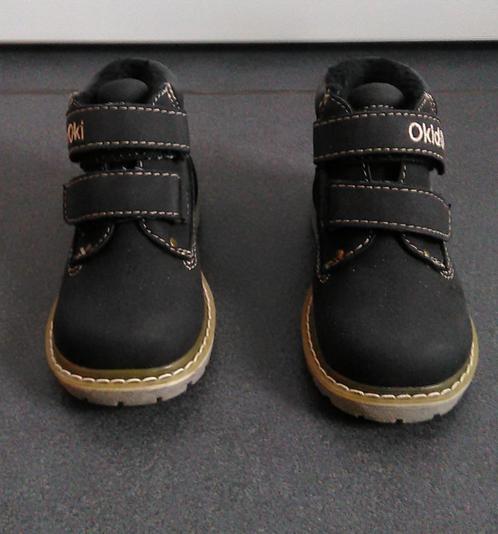 Warme zwarte schoentjes Okidoki, maat 21, Kinderen en Baby's, Kinderkleding | Schoenen en Sokken, Nieuw, Schoenen, Jongen, Ophalen of Verzenden