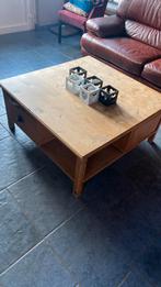 Table basse en bois massif, Maison & Meubles, 50 à 100 cm, 50 à 100 cm, Utilisé, Moins de 50 cm