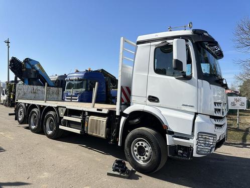 Mercedes-Benz AROCS 3246 8x4 TRIDEM + CRANE (25m!) PALFINGER, Auto's, Vrachtwagens, Bedrijf, ABS, Elektrische buitenspiegels, Elektrische stoelverstelling