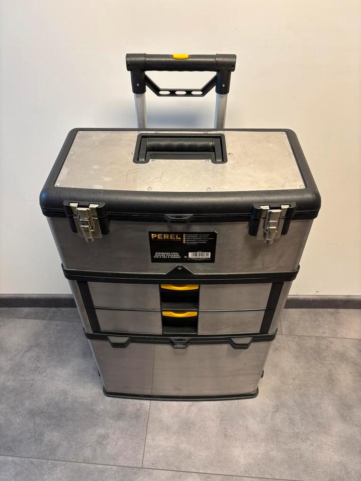 Caisse a outils Perel Tools, Doe-het-zelf en Bouw, Gereedschapskisten, Zo goed als nieuw, Ophalen