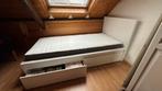IKEA Malm eenpersoonsbed 90-200 wit, Huis en Inrichting, Ophalen, Overige materialen, Gebruikt, 90 cm