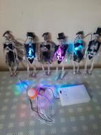 Halloween skelet figuurtjes met lichtjes, Ophalen, Zo goed als nieuw