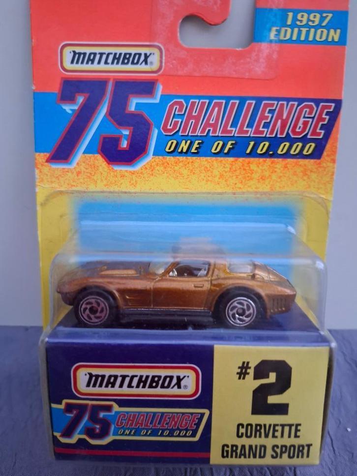 Matchbox #2 CORVETTE GRAND SPORT SUPERFAST EDITION 1997, Hobby en Vrije tijd, Modelauto's | 1:87, Matchbox, Ophalen of Verzenden