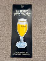 La trappe witte trappist emaille bord, Verzamelen, Biermerken, Ophalen of Verzenden, Nieuw