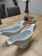 sauciere en porcelaine blanche, Ophalen, Overige typen, Zo goed als nieuw, Overige stijlen