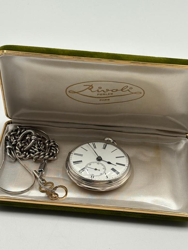 Montre de poche ancre 15 rubis datant de 1865, Bijoux, Sacs & Beauté, Montres | Anciennes | Antiquités, Montre de poche, Argent