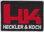 HK Heckler & Koch stoffen opstrijk patch embleem, Collections, Vêtements & Patrons, Envoi, Neuf