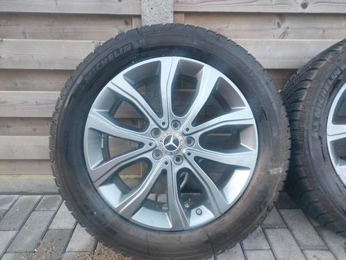 Mercedes GLE  velgen op nieuwe Michelin winterbanden, Auto-onderdelen, Banden en Velgen, Velg(en), Winterbanden, 19 inch, 255 mm