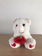 Peluche nounours blanc, Collections, Comme neuf, Ours en tissus