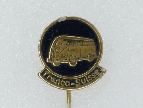 SP1894 Speldje Franco-Suisse VW bus zwart, Collections, Broches, Pins & Badges, Utilisé, Enlèvement ou Envoi