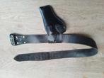 Revolverriem en holster van oud model, Verzenden, Rijkswacht, Overige typen