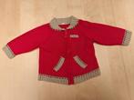 Rood gebreid truitje maat 80, Kinderen en Baby's, Babykleding | Maat 80, Ophalen of Verzenden, Gebruikt, Jongetje of Meisje, Truitje of Vestje