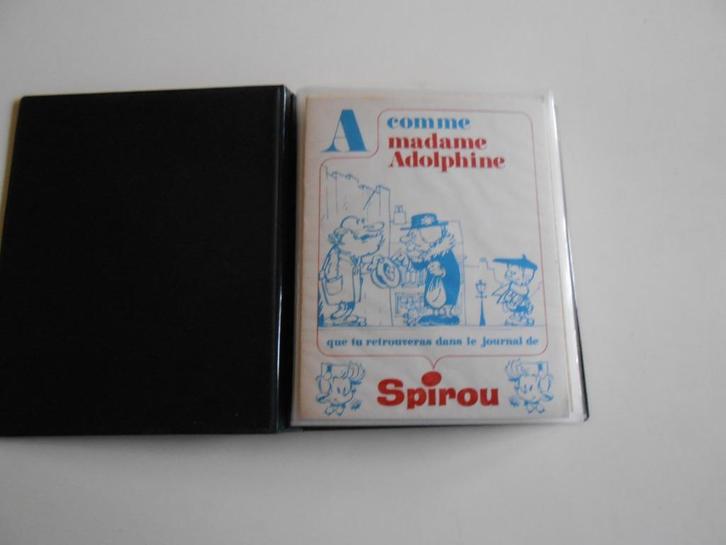buvard/vloeipapier alfabet compleet Spirou/Robbedoes, Verzamelen, Stripfiguren, Ophalen
