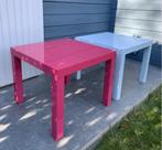2 Ikea Lack tafeltjes, Huis en Inrichting, Ophalen, Gebruikt, Vierkant, 55 tot 75 cm