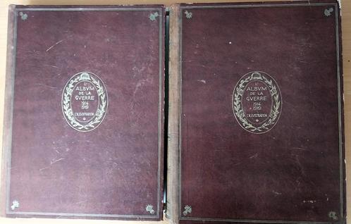 L'album de guerre 1914-1919 - 2 volumes, Antiek en Kunst, Antiek | Boeken en Manuscripten, Ophalen