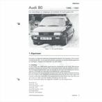 Audi 80 Vraagbaak losbladig 1986-1991 #2 Nederlands, Audi, Utilisé, Enlèvement ou Envoi