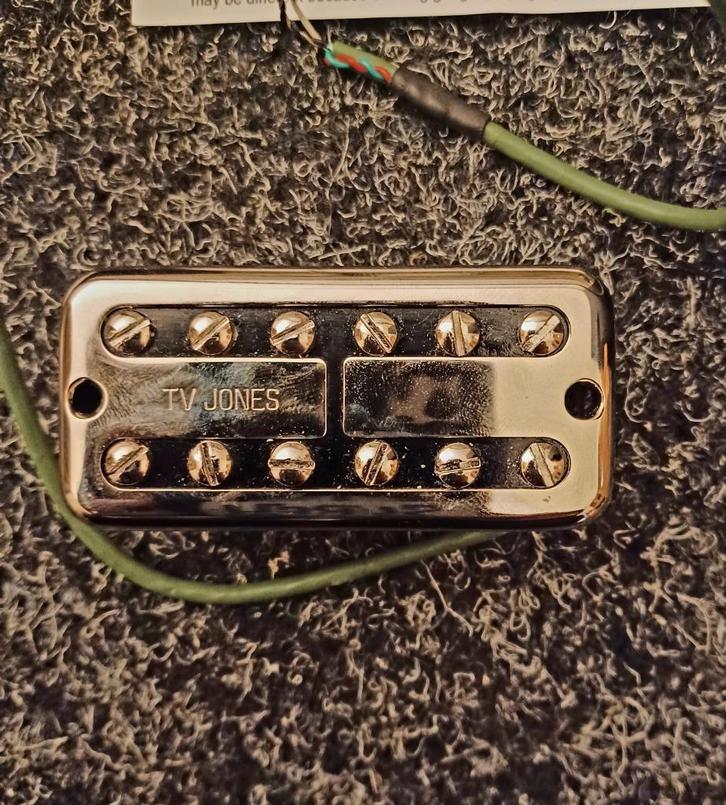 TV Jones classic plus, UV mount, Muziek en Instrumenten, Snaarinstrumenten | Gitaren | Elektrisch, Zo goed als nieuw, Overige merken