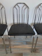 Vintage stoelen vier stuks, Huis en Inrichting, Stoelen, Vier, Gebruikt, Ophalen of Verzenden