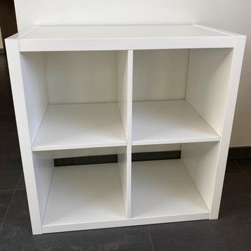 Armoire Ikea Kallax 4 compartiments blanche, Maison & Meubles, Enlèvement, Comme neuf