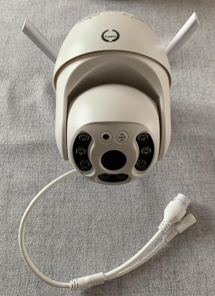 Wifi Smart Bewakingscamera merk ‘Fuegobird’ Dome + Micro SD, Audio, Tv en Foto, Videobewaking, Zo goed als nieuw, Buitencamera