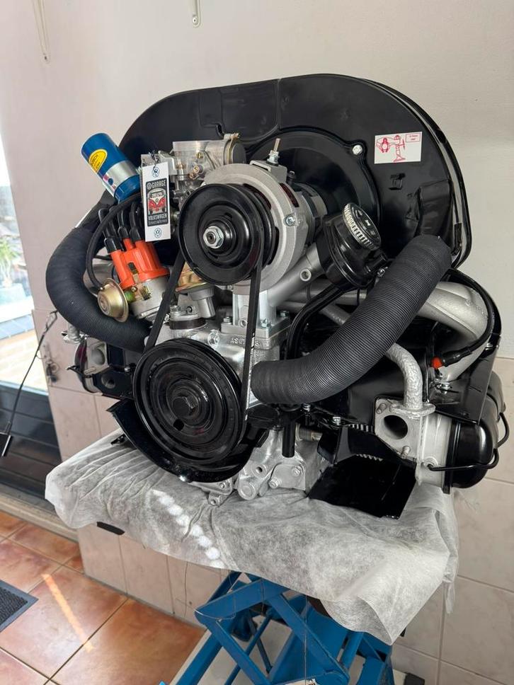 VW Kever 1600 AD dubbelpoorts motor gereviseerd., Autos : Pièces & Accessoires, Moteurs & Accessoires, Pièces Oldtimer ou Ancêtre