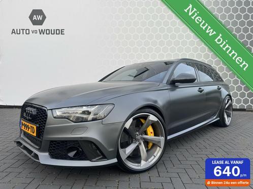 Audi RS 6 4.0 TFSI RS6 keramisch 360 Headup Pano B&O 675PK, Auto's, Audi, Bedrijf, Te koop, RS6, 360° camera, 4x4, ABS, Achteruitrijcamera