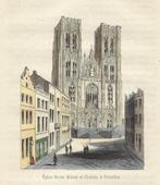 1855 - Brussel / Bruxelles / Sainte Gudule, Antiquités & Art, Enlèvement ou Envoi