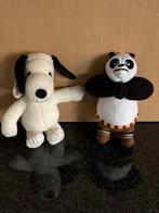 Snoopy & Kung Fu Panda knuffel, Kinderen en Baby's, Ophalen of Verzenden, Zo goed als nieuw, Overige typen