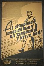 Al stappend langs de baan en zingend...VNZ liederenboekje, Ophalen of Verzenden, Voor 1940, Gelezen, Algemeen