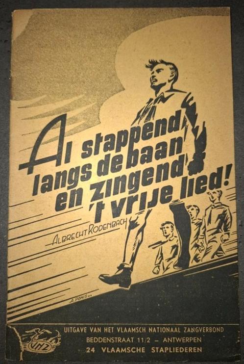 Al stappend langs de baan en zingend...VNZ liederenboekje, Boeken, Oorlog en Militair, Gelezen, Algemeen, Voor 1940, Ophalen of Verzenden