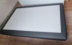 Lit Boxspring 200x120x20, Gris, Comme neuf, Enlèvement, 200 cm