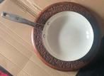 Gietijzer Brand pan diameter 20 cm diepte 4.5 cm, Huis en Inrichting, Ophalen, Gebruikt, Koekenpan of Braadpan, Gietijzer