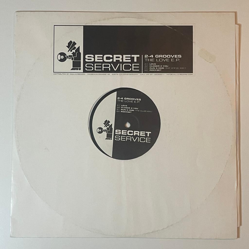 2-4 Grooves - The Love E.P., Ophalen of Verzenden, Zo goed als nieuw, 12 inch, Techno of Trance