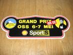 Grand Prix Motorcross Oss Sport Shell Sticker 27,5 x 10 cm, Ophalen of Verzenden, Nieuw, Sport