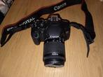 Canon EOS 700D + 18-55 mm IS II + Lowepro-tas, Audio, Tv en Foto, Ophalen of Verzenden, Gebruikt, Canon