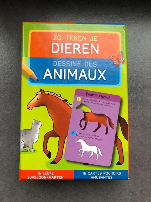 Zo teken je dieren, Kinderen en Baby's, Speelgoed | Educatief en Creatief, Zo goed als nieuw, Ophalen of Verzenden