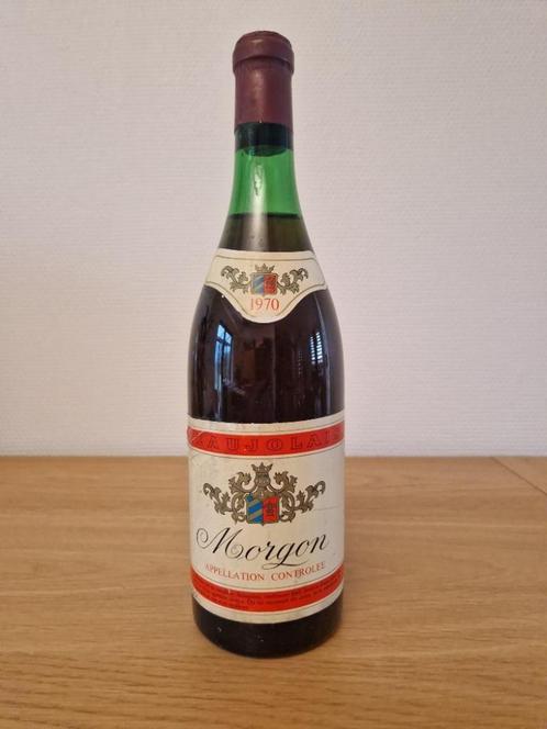 MORGON - 1970 - Beaujolais (68 cl), Verzamelen, Wijnen, Nieuw, Rode wijn, Frankrijk, Vol, Ophalen of Verzenden