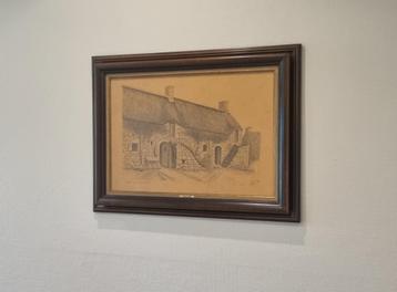 Originele Pentekening Jan De Witte - Bayerischer Bergbauer beschikbaar voor biedingen