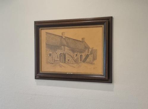 Originele Pentekening Jan De Witte - Bayerischer Bergbauer, Antiek en Kunst, Kunst | Tekeningen en Fotografie, Ophalen