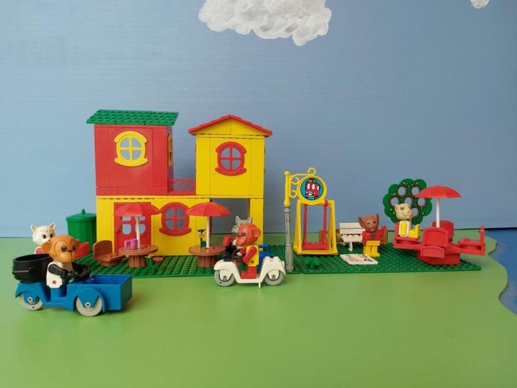 Lego Fabuland 3672 Hotel 3659 Speeltuin, Kinderen en Baby's, Speelgoed | Duplo en Lego, Gebruikt, Lego, Ophalen of Verzenden