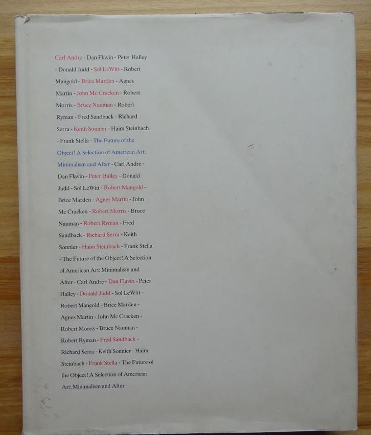Minimalism and after, galerie  Ronny van de Velde, 1990, Boeken, Kunst en Cultuur | Beeldend, Gelezen, Schilder- en Tekenkunst