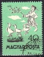 Hongarije 1959 - Yvert 1329 - Fabels (ST), Verzenden, Gestempeld