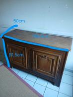 Buffet bas "bahut" en chêne, deux portes, Avec porte(s), 25 à 50 cm, Moins de 100 cm, 100 à 150 cm