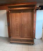 antieke eiken kast – , 2 deuren & 2 lades, handgemaakt., Antiek en Kunst, Ophalen