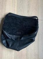Clio Goldbrenner tas in leer en schapenvacht, nieuw, Nieuw, Zwart, Handtas