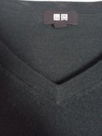 Col en V vert foncé Uniqlo en laine, taille : XL, Enlèvement ou Envoi, Taille 56/58 (XL)