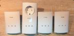 4xD-Link DHP-P306AV PowerLine-adapters 1 met stopcontact + 3, Ophalen of Verzenden, Zo goed als nieuw, D-Link