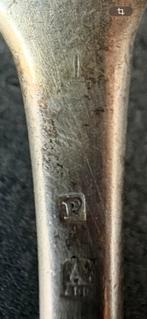 Massief Zilver 800 . lepel en vork, Antiek en Kunst, Ophalen, Zilver